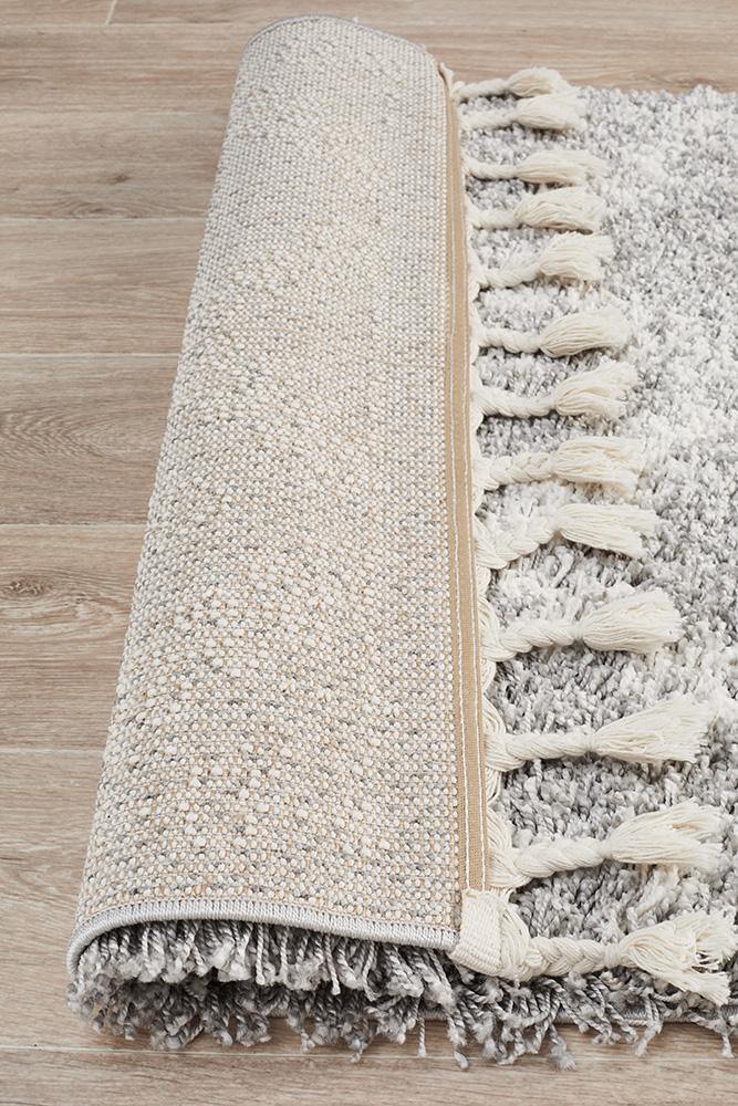 Saffron 33 Silver Runner Rug - Cozy Rugs Australia