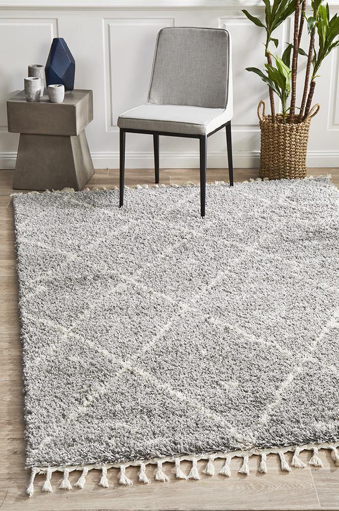 Saffron 44 Silver Rug - Cozy Rugs Australia