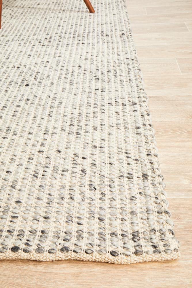 Skandinavian 300 Grey Rug - Cozy Rugs Australia