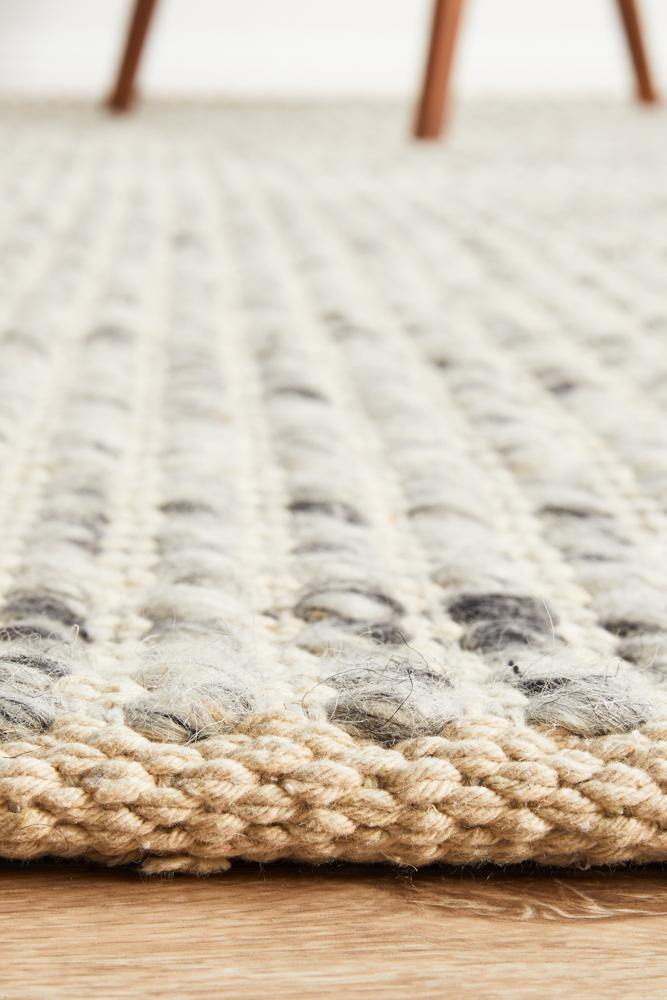 Skandinavian 300 Grey Rug - Cozy Rugs Australia