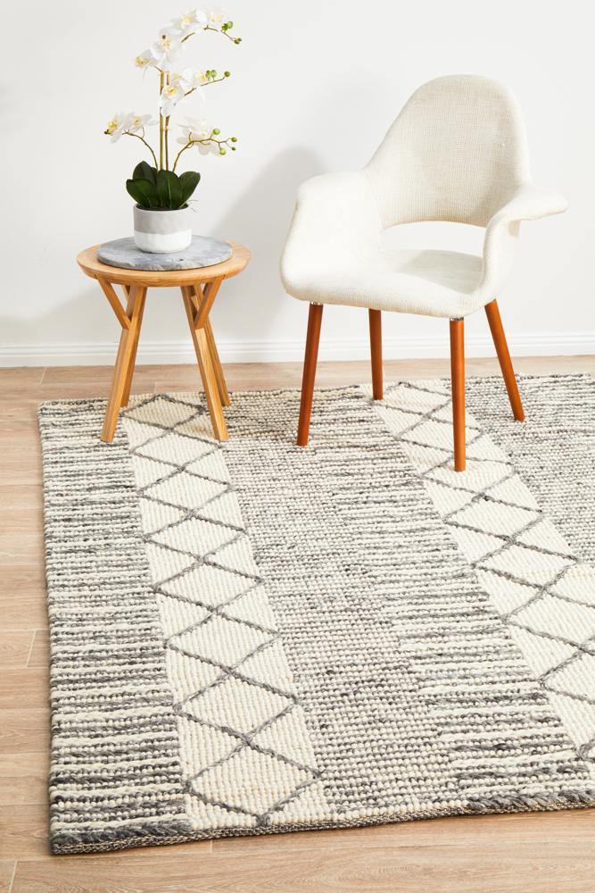 Skandinavian 316 Grey Rug - Cozy Rugs Australia