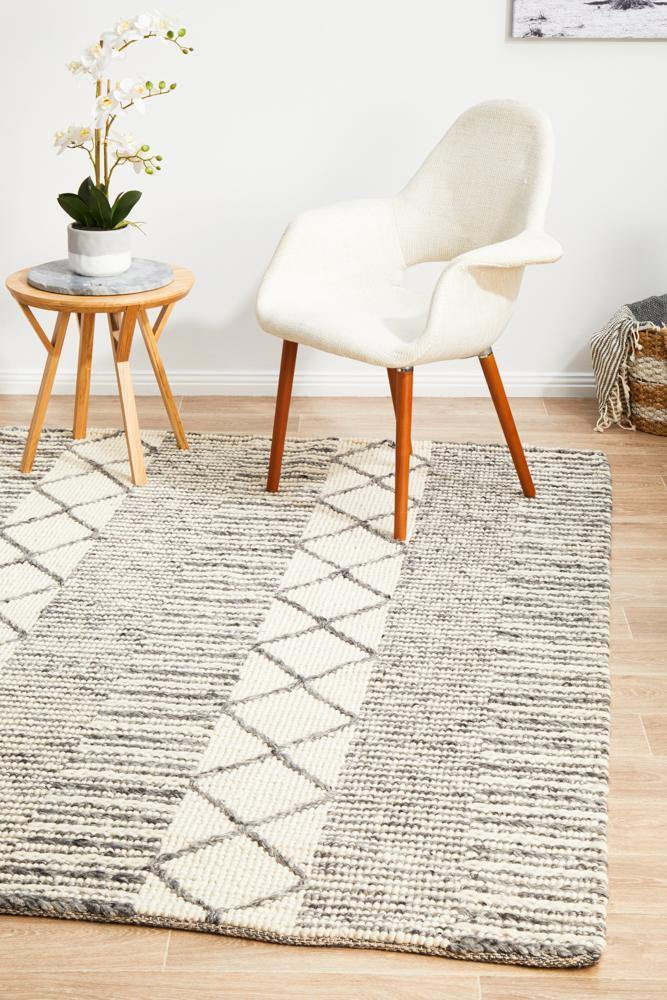 Skandinavian 316 Grey Rug - Cozy Rugs Australia