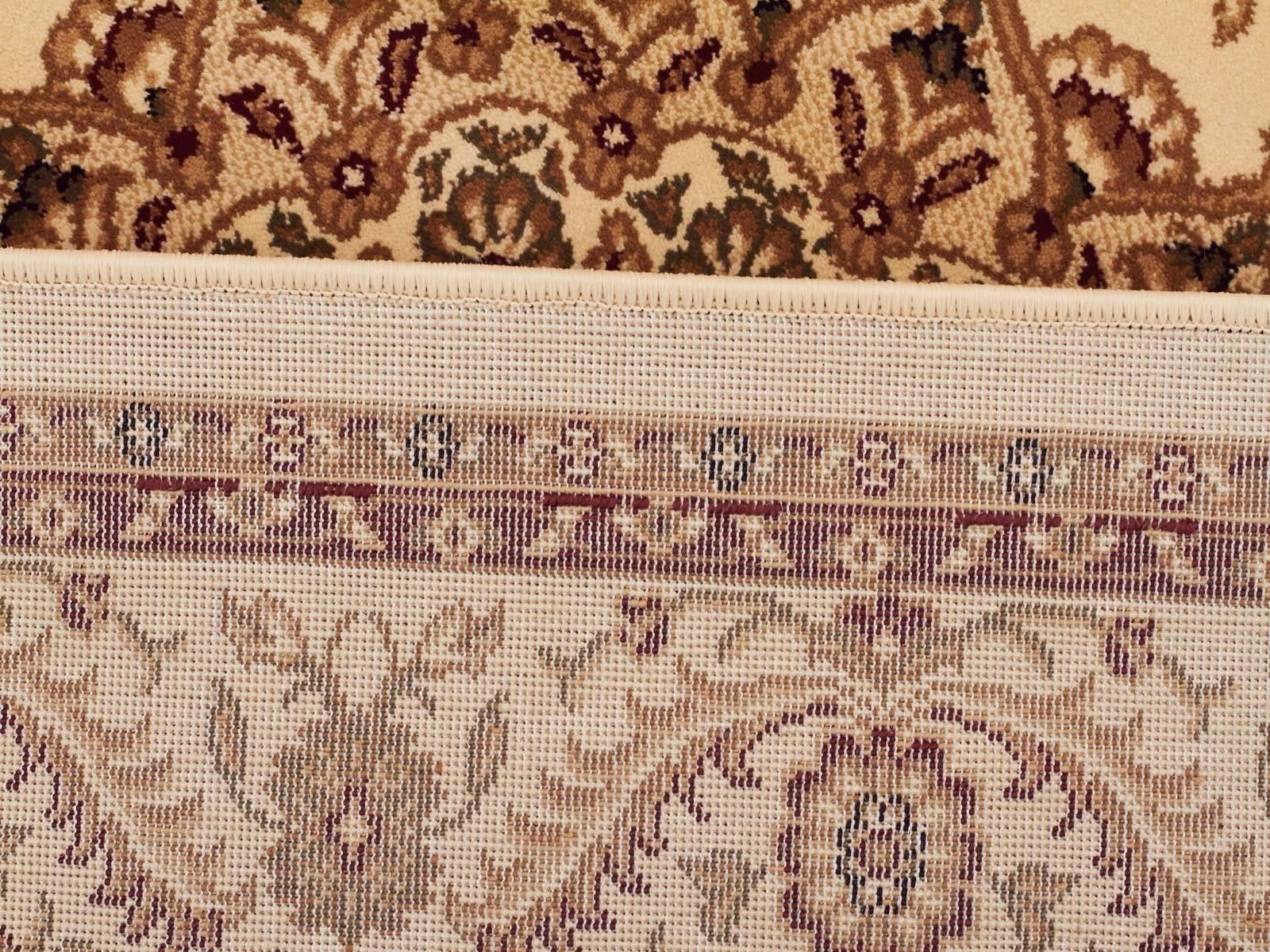 Sydney Medallion Runner Ivory with Ivory Border Runner Rug - Cozy Rugs Australia