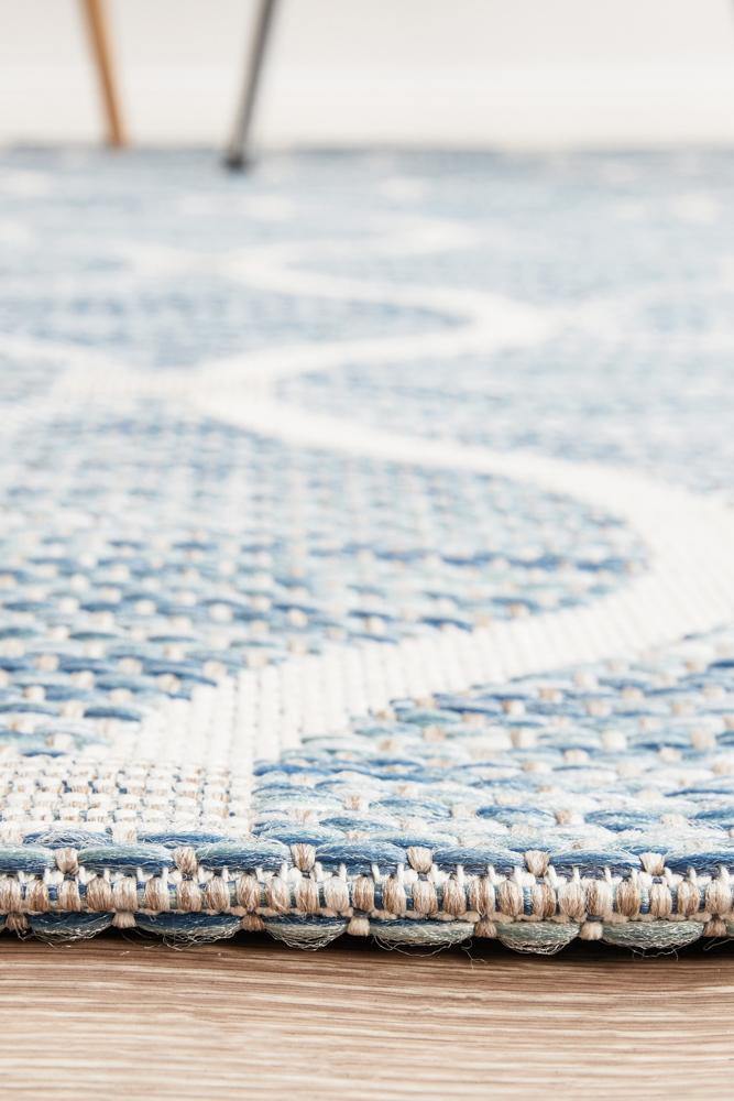 Rug Culture Terrace 5501 Blue - Cozy Rugs Australia