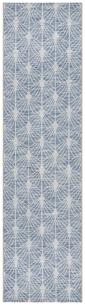 Rug Culture Terrace 5502 Blue Runner Rug - Cozy Rugs Australia