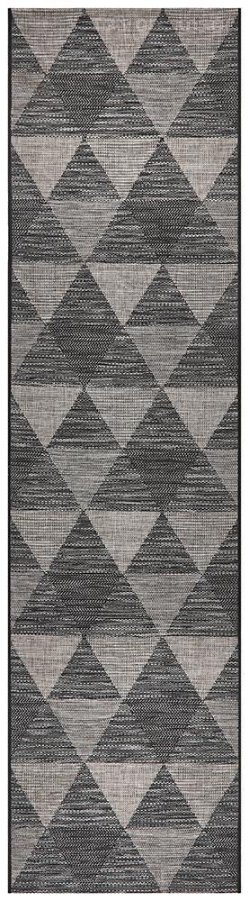 Rug Culture Terrace 5503 Black Runner Rug - Cozy Rugs Australia