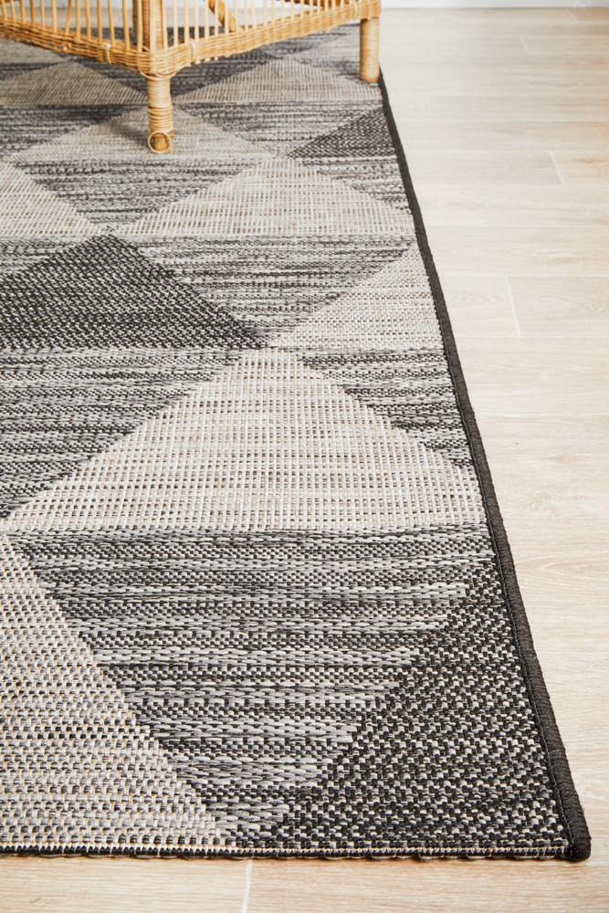 Rug Culture Terrace 5503 Black - Cozy Rugs Australia