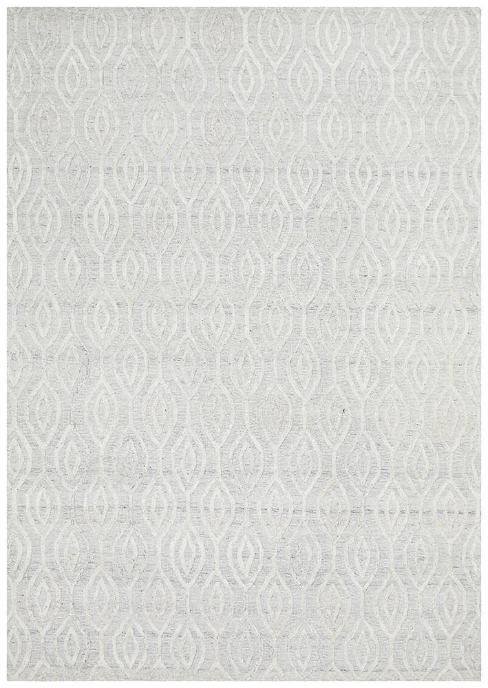 Visions Winter Wish White Modern Rug - Cozy Rugs Australia