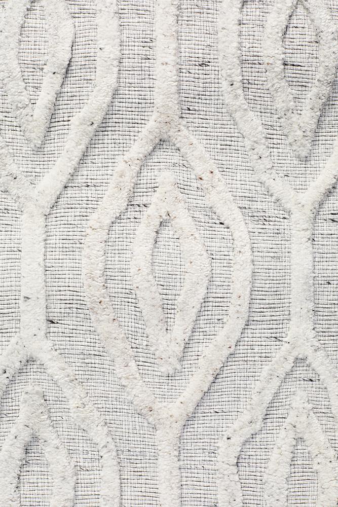 Visions Winter Wish White Modern Rug - Cozy Rugs Australia