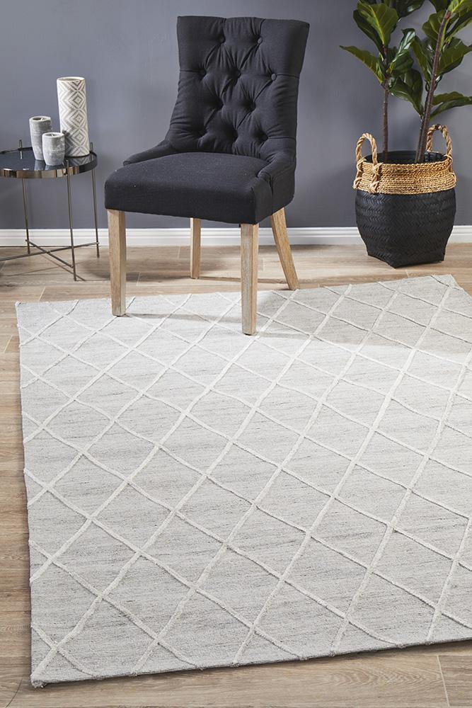 Visions Winter Silver Styles Modern Rug - Cozy Rugs Australia