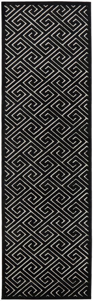 York Alice Black & Gold Rug - Cozy Rugs Australia