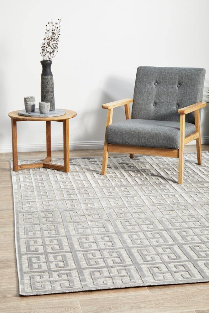 York Brenda Silver Rug - Cozy Rugs Australia