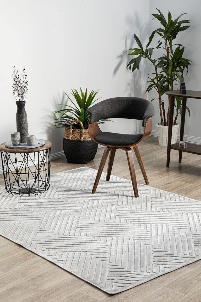 York Cindy Silver Rug - Cozy Rugs Australia