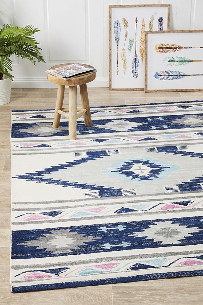 Zanzibar 761 Navy - Cozy Rugs Australia