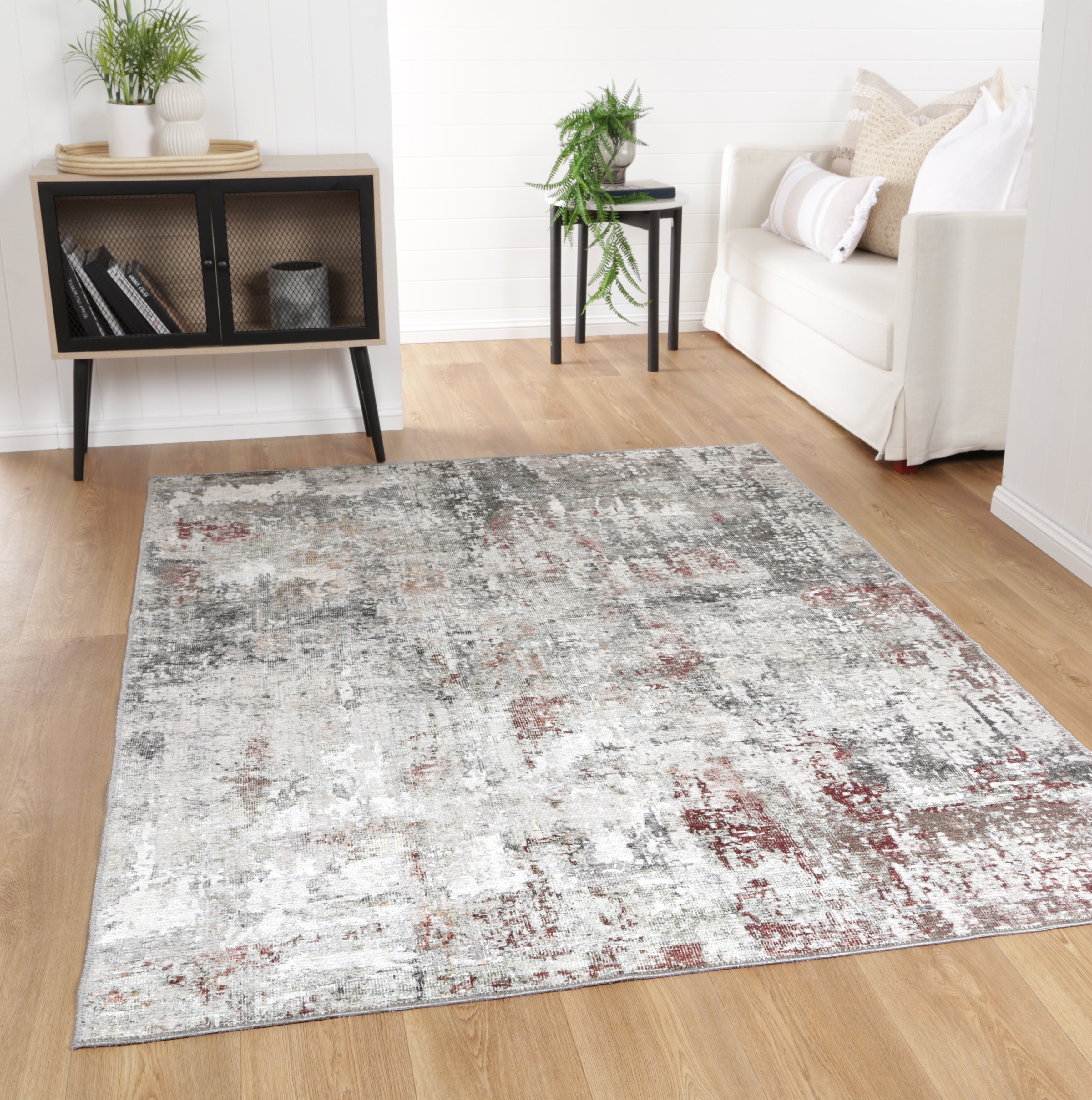 Constance Machine Washable Rug on floor