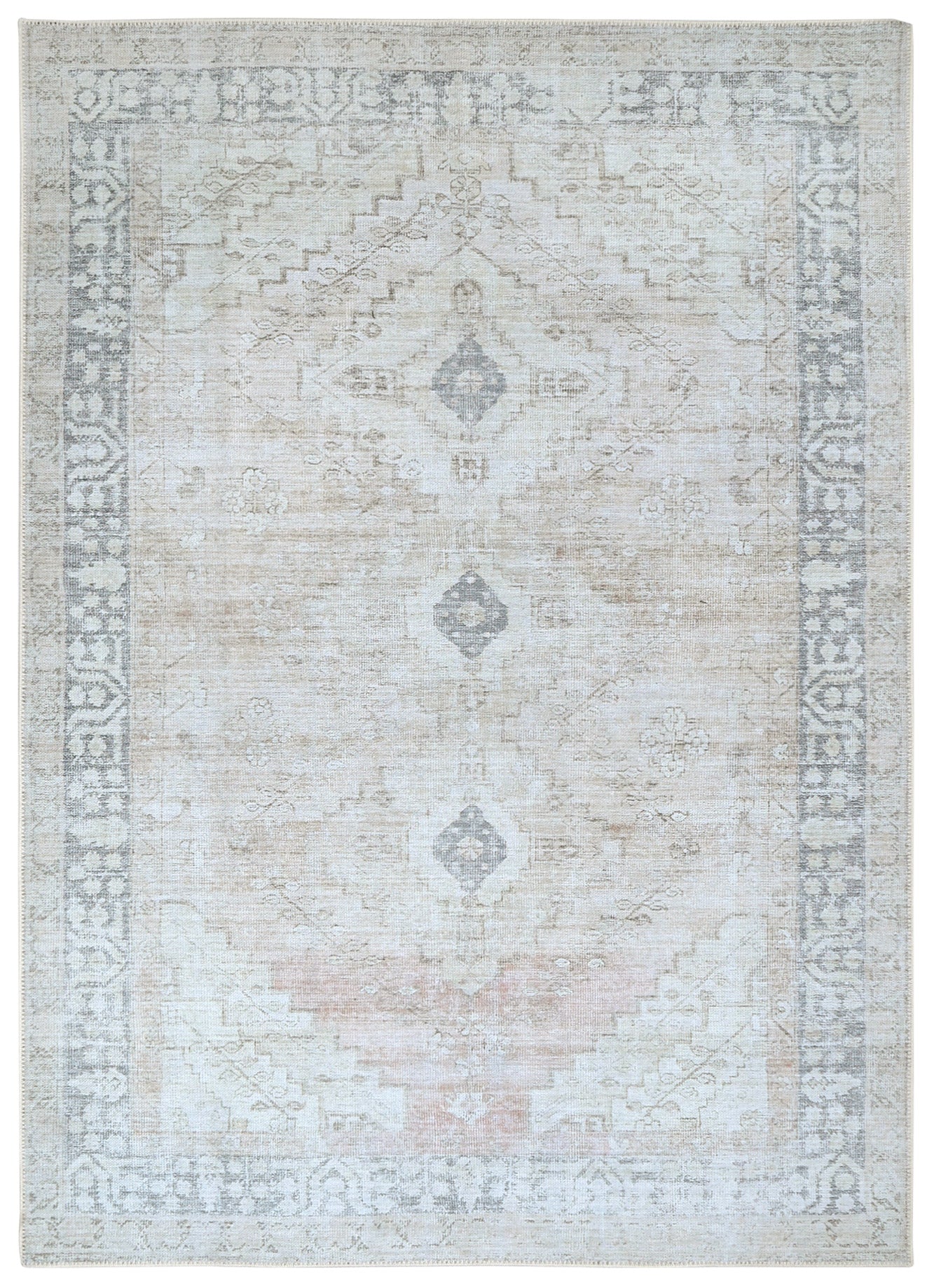 Dusk Beige Blush Area Rug main