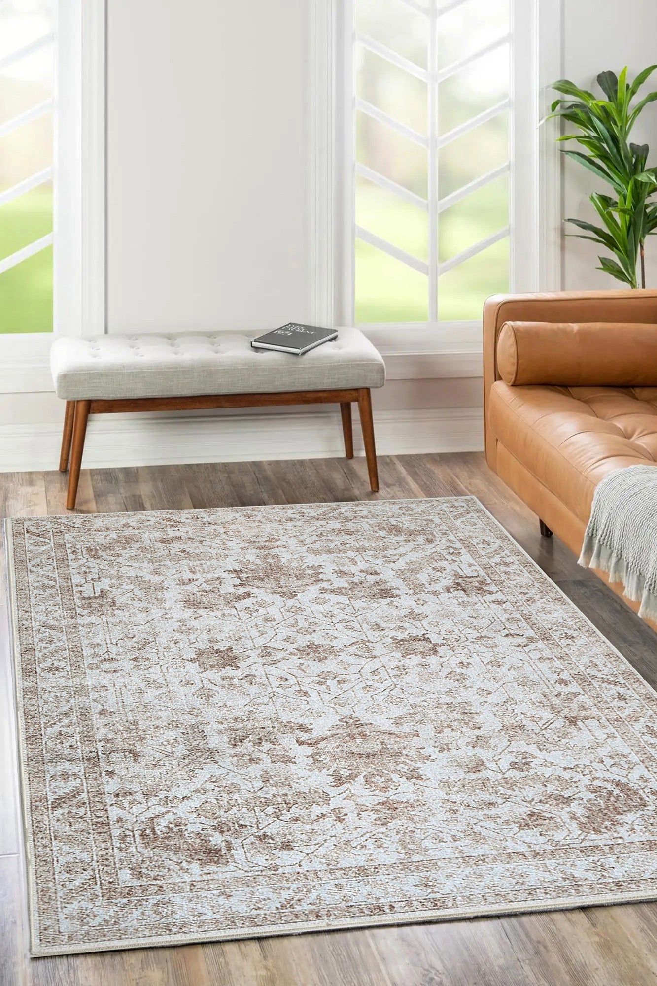 Duchess Beige Area Rug front