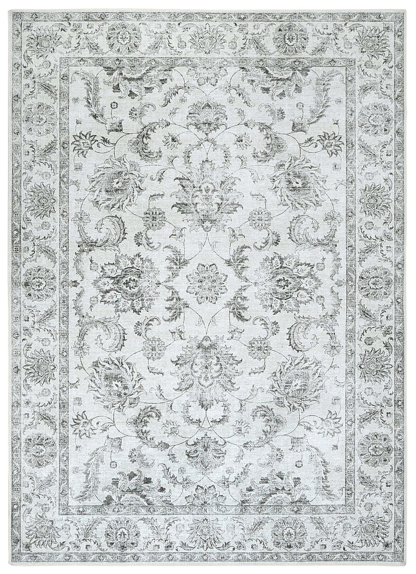 Victoria Grey Vintage Area Rug quality