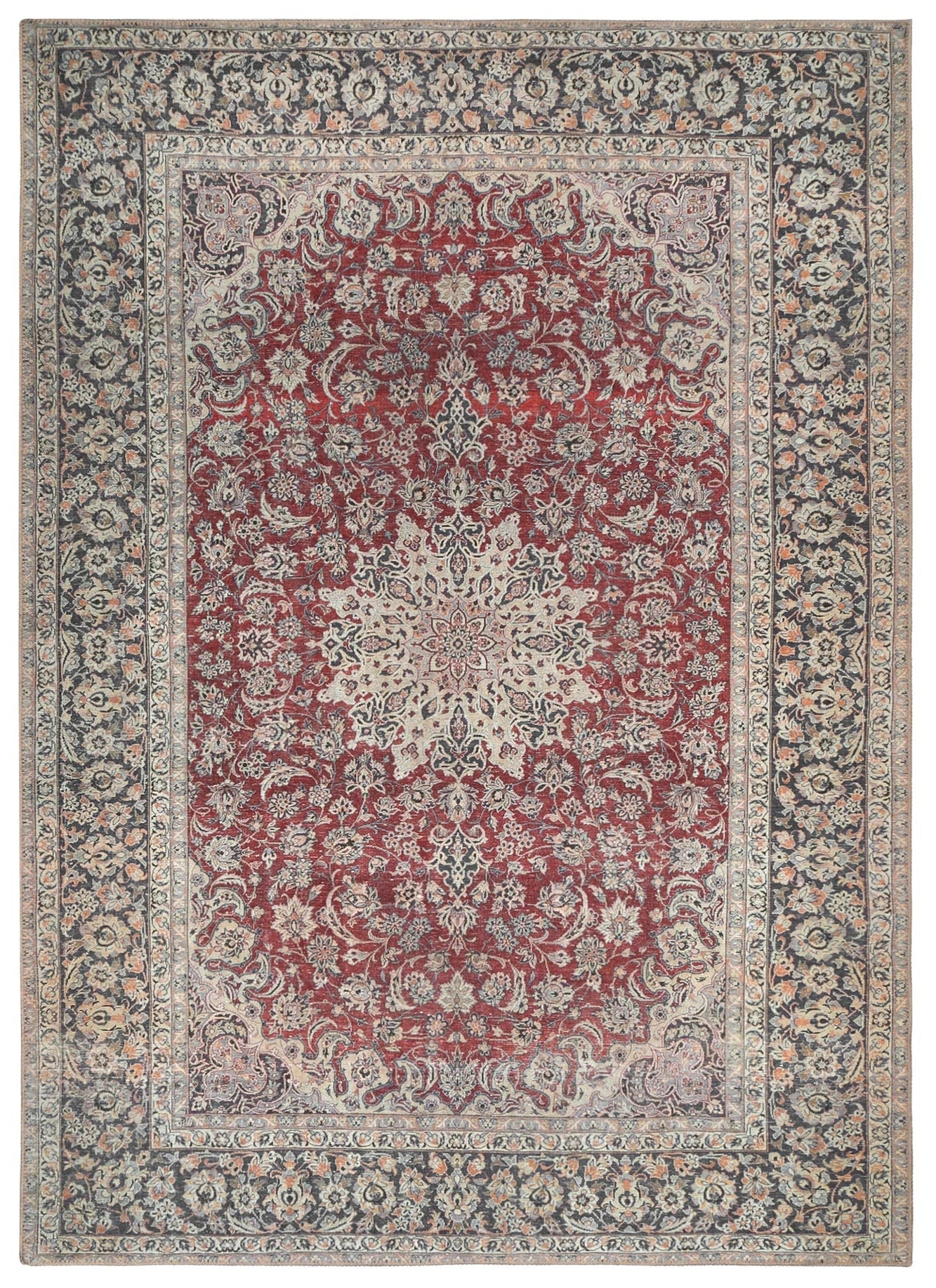 Regency Antique Red Area Rug on floor