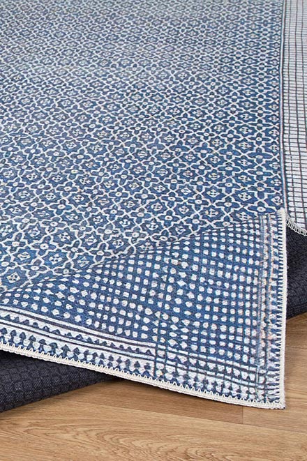 Capri Blue Area Rug set