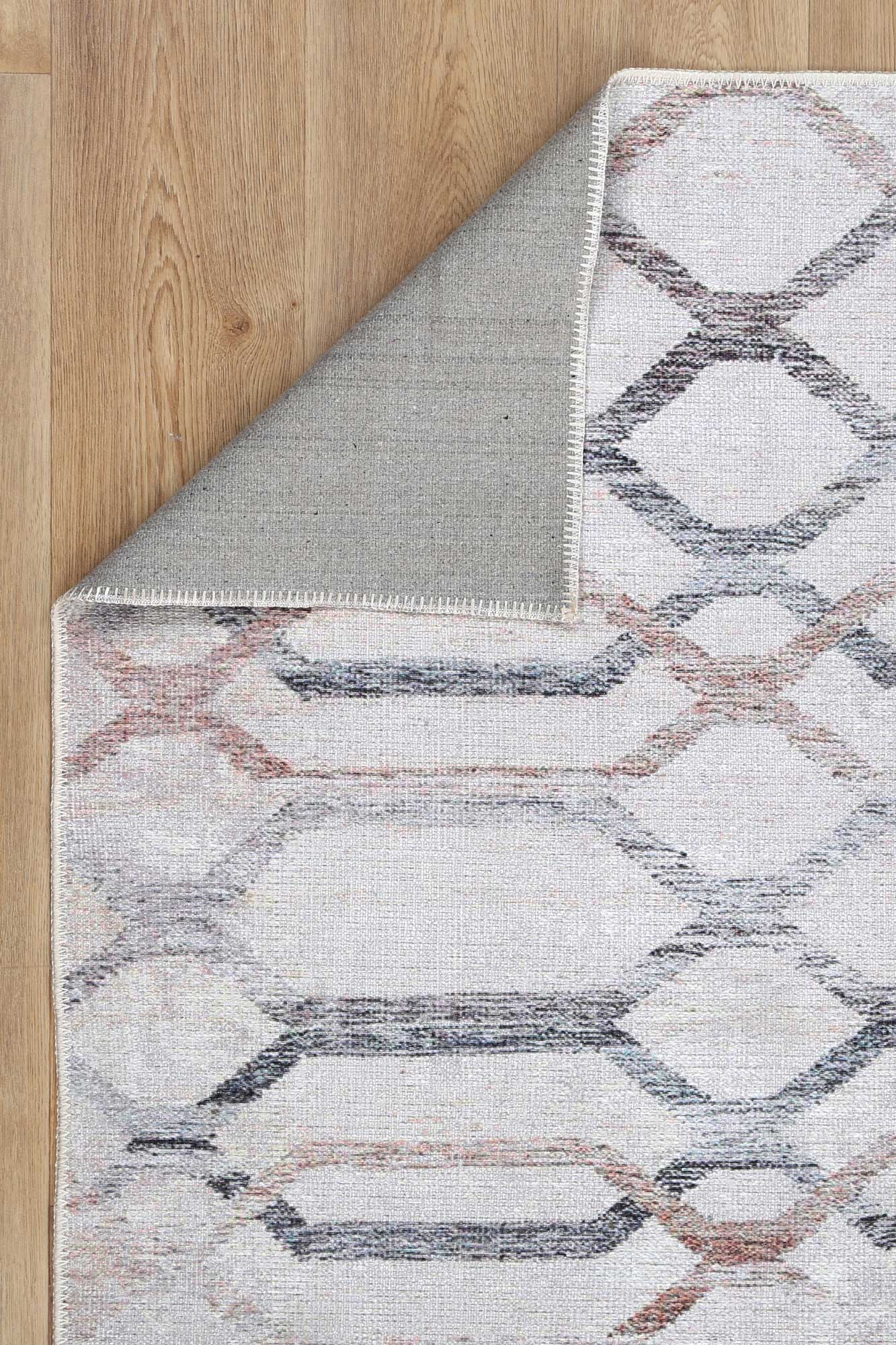 Maxine Lattice Pastel Rug Foldable