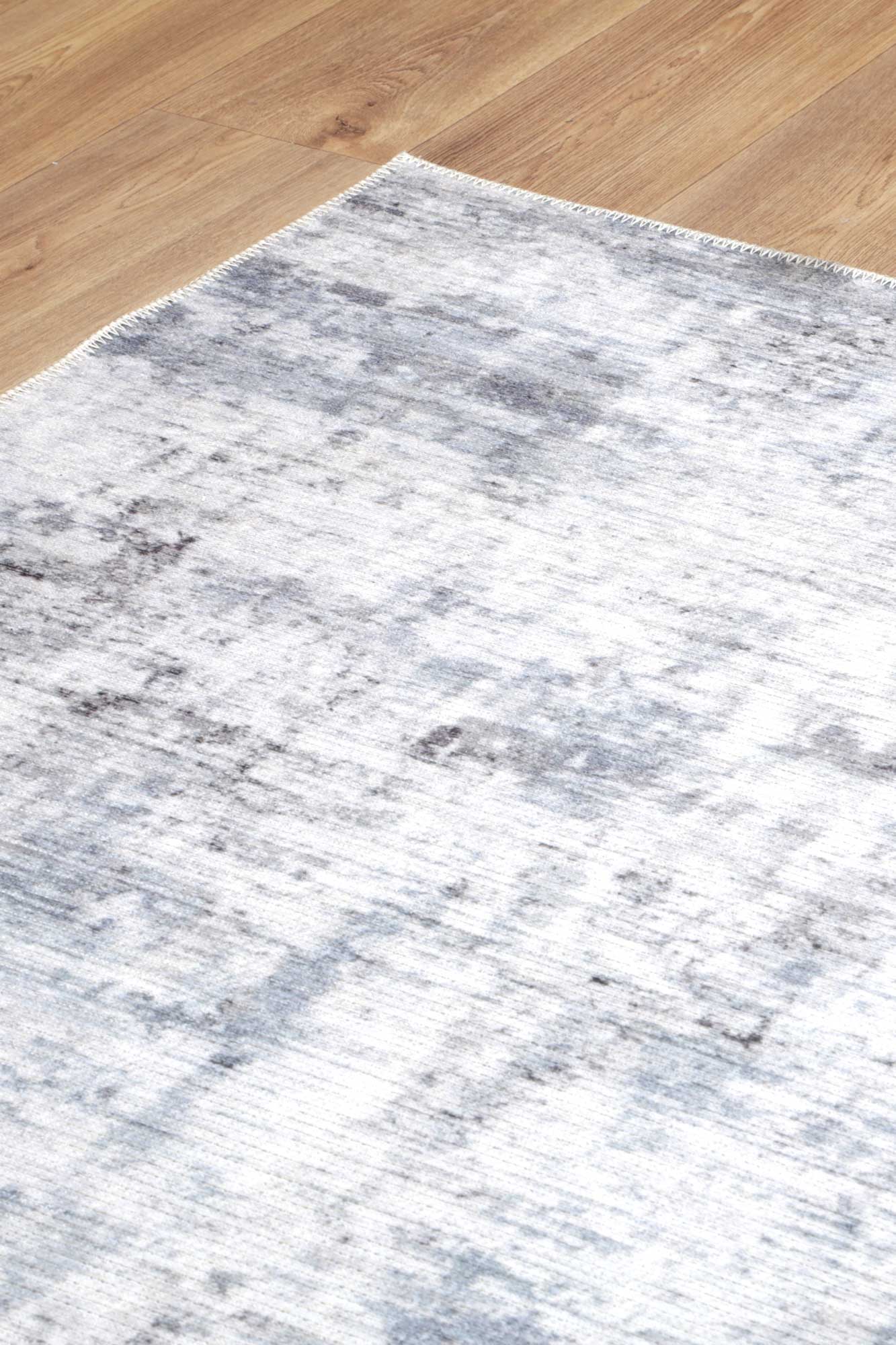 Abstract Evalina Grey Rug zoomed