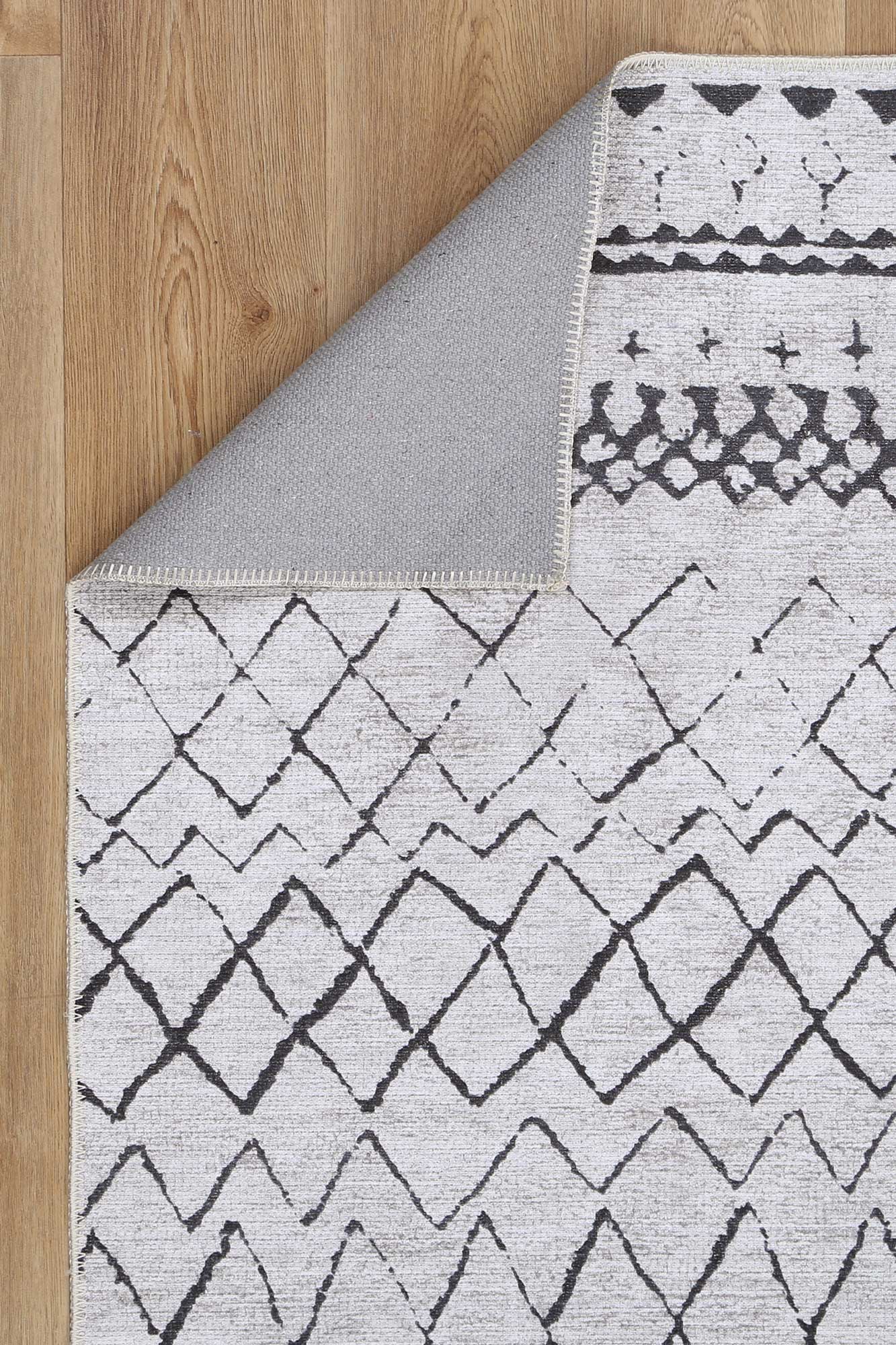 Alma Scandi Silver Rug quality