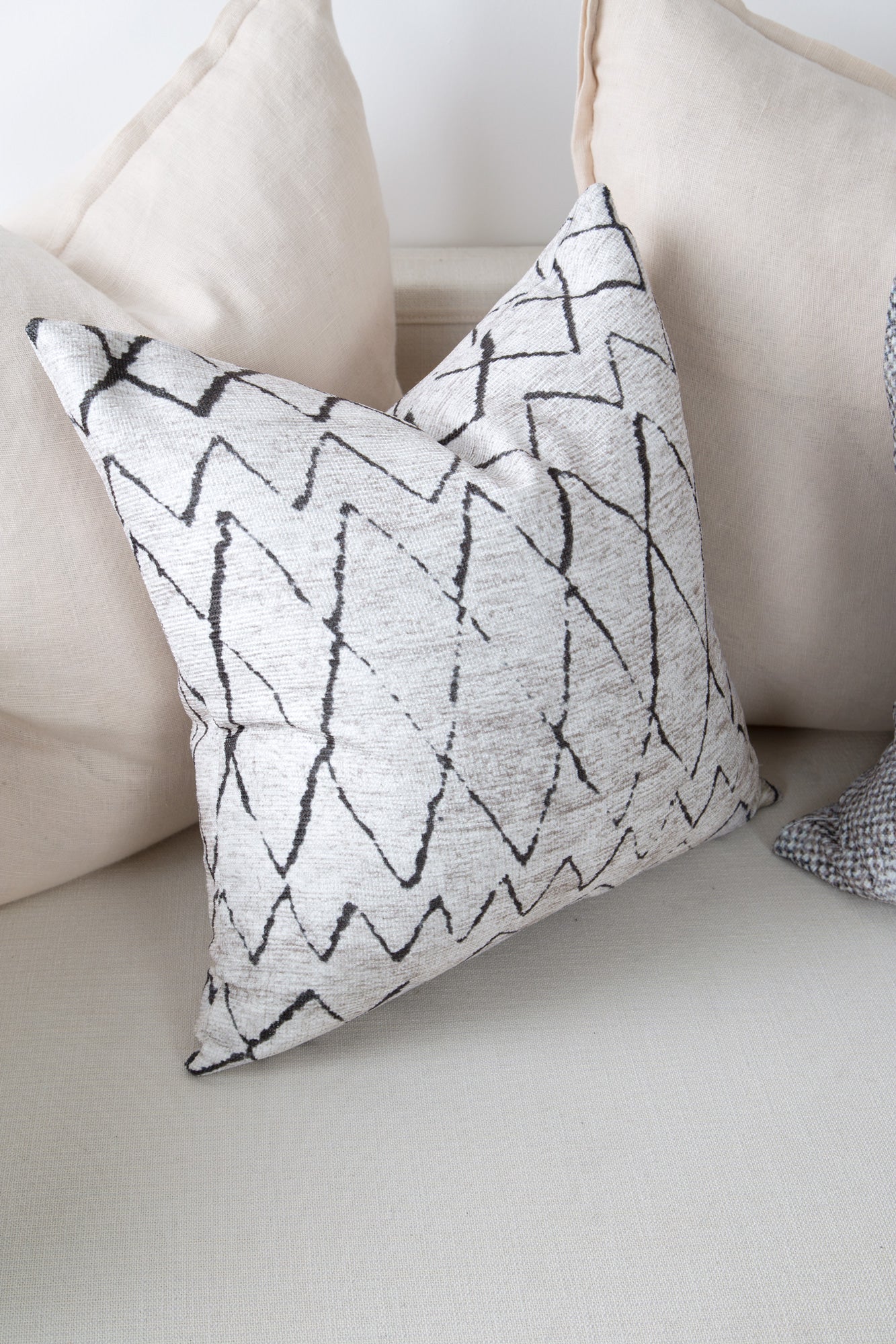 Alma Scandi Pillow on side