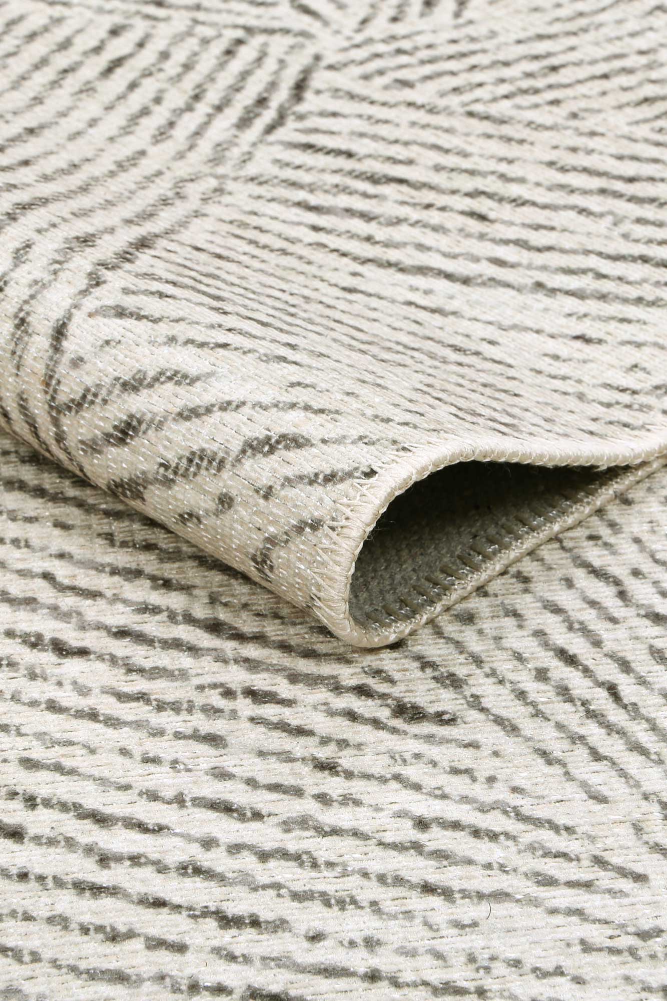 Alpine Neutral Rug folded