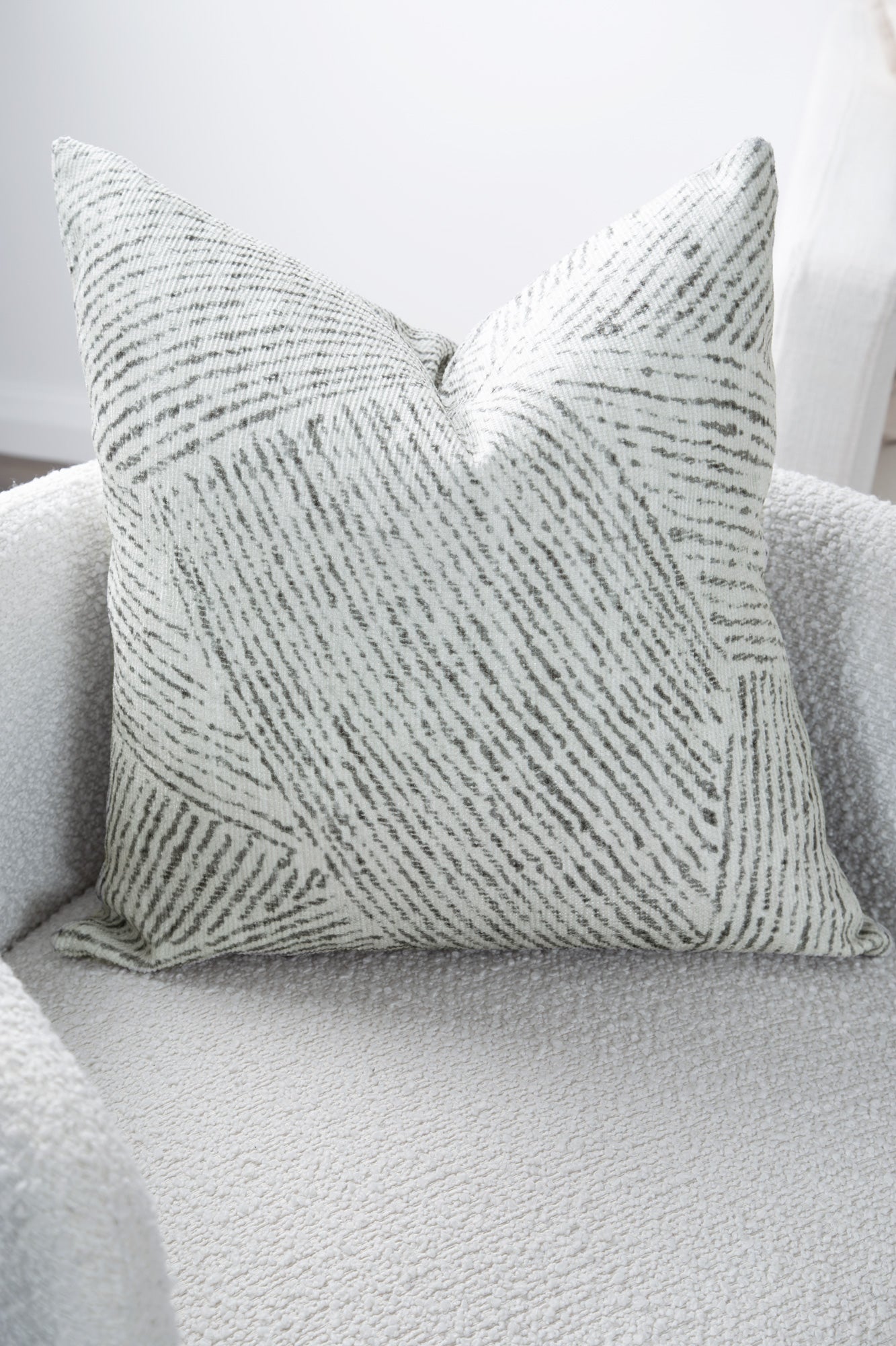 Alpine Monochrome Pillow front