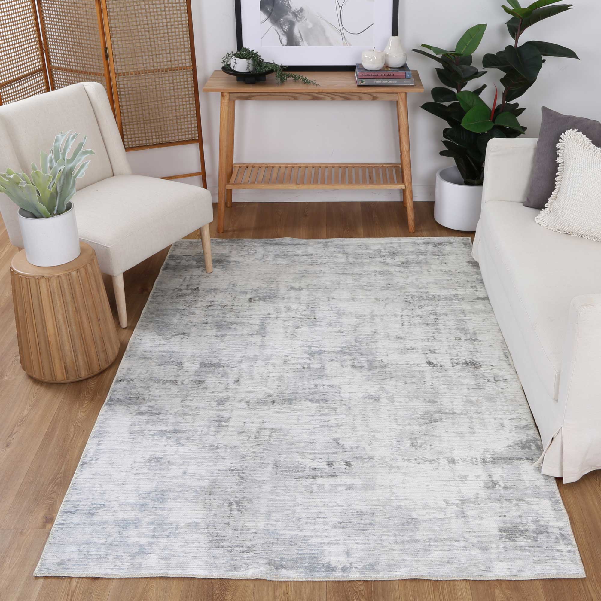 Abstract Evalina Grey Rug