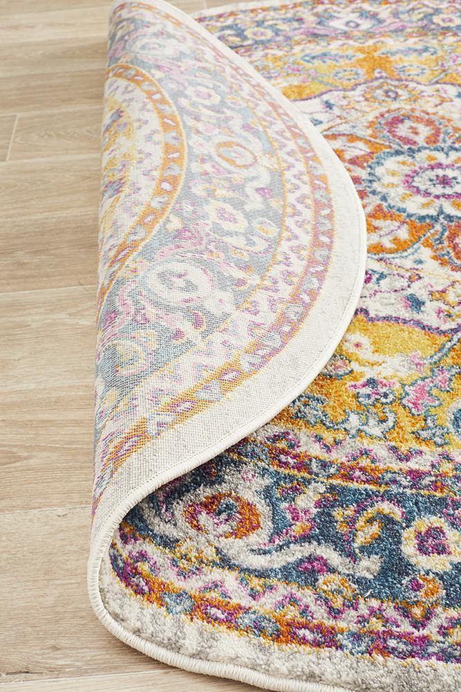 Babylon 207 Multi  Round Rug - Cozy Rugs Australia