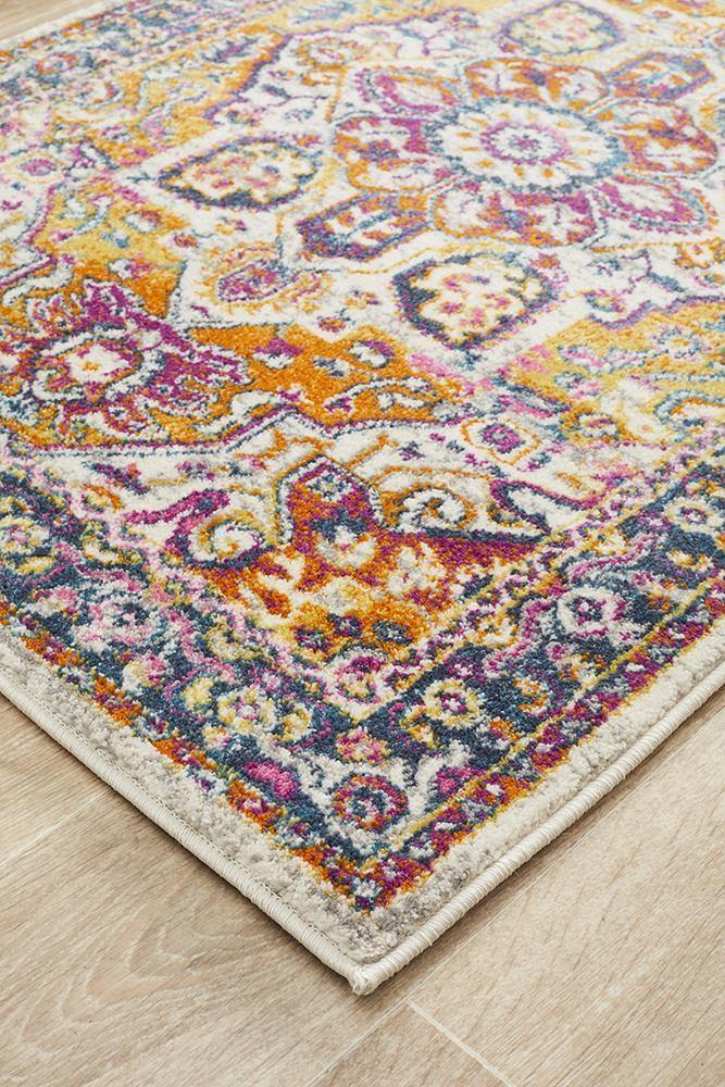 Babylon 207 Multi  Runner Rug - Cozy Rugs Australia