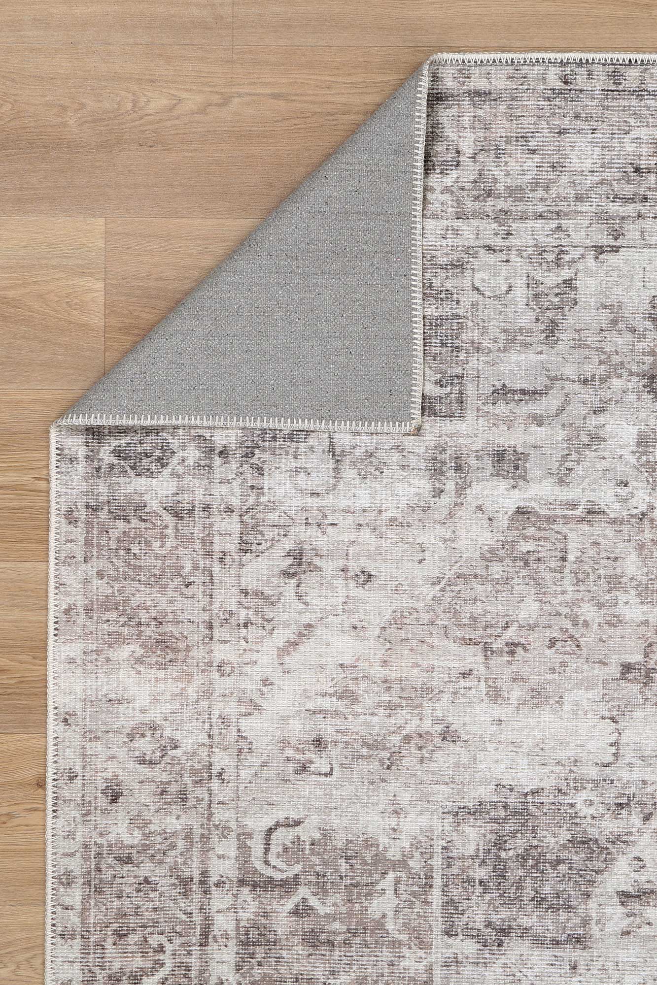 Chateau Ash Rug folded