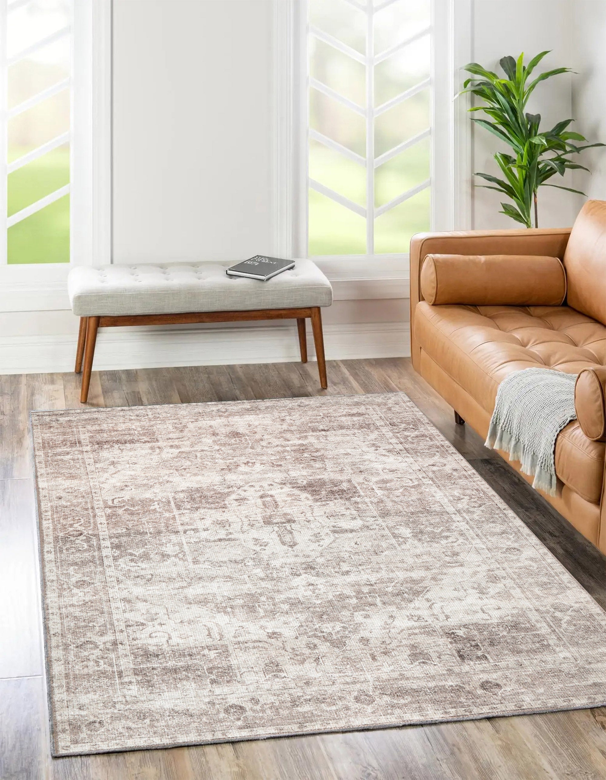 Chateau Beige Rug in living room