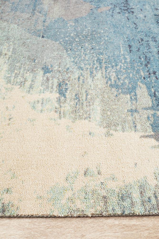 City Monet Stunning Blue Rug - Cozy Rugs Australia
