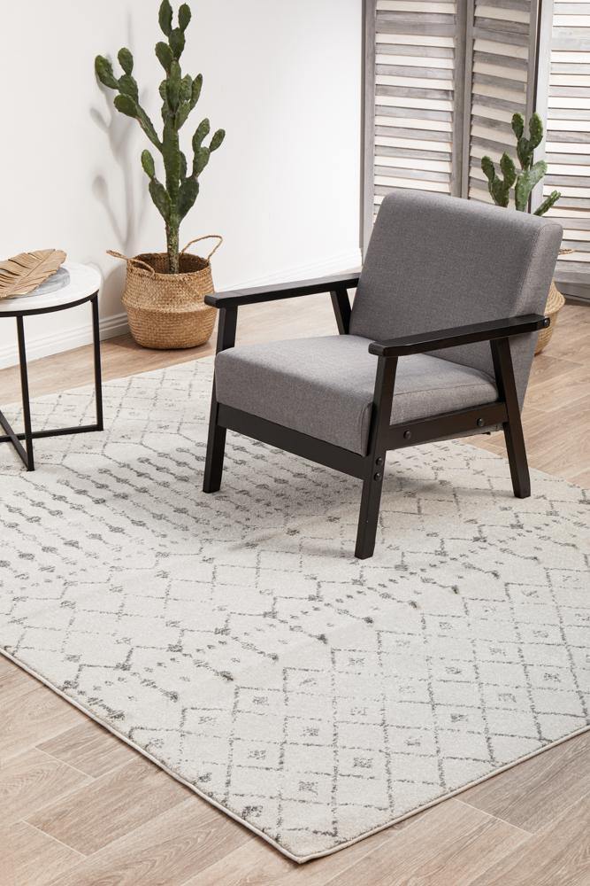 Chrome Elsa Silver Rug - Cozy Rugs Australia