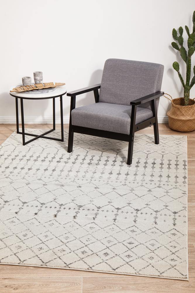 Chrome Elsa Silver Rug - Cozy Rugs Australia