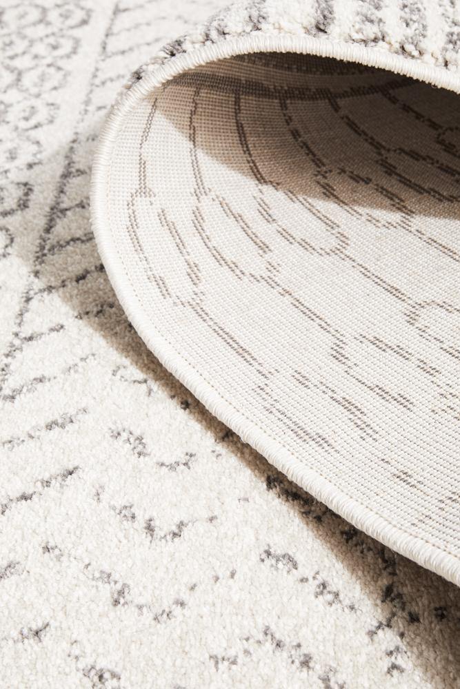 Chrome Harper Silver Runner Rug - Cozy Rugs Australia