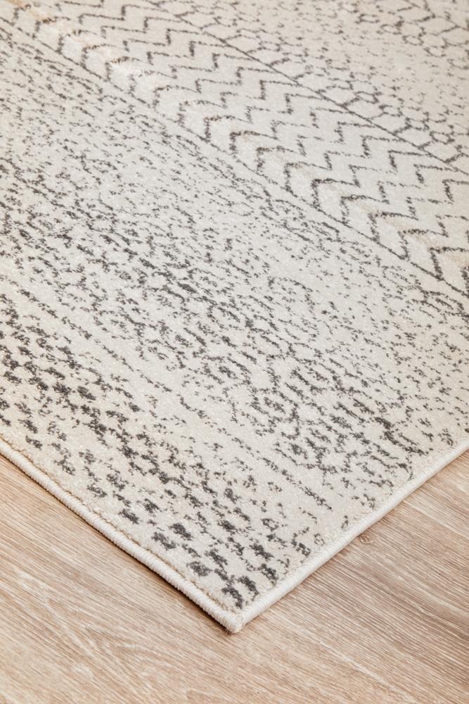 Chrome Harper Silver Rug - Cozy Rugs Australia