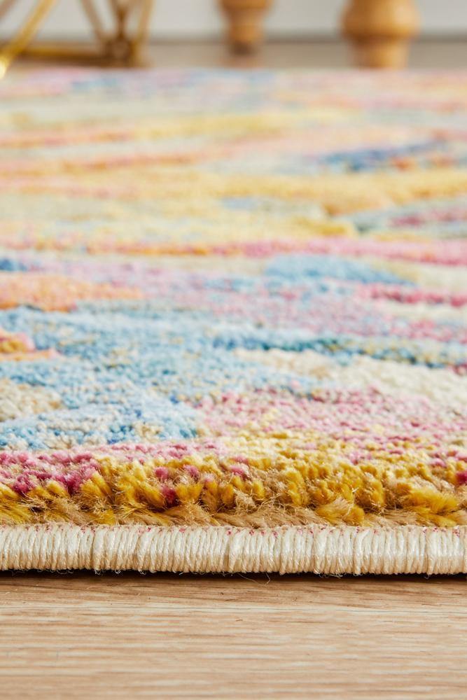 Dreamscape Memories Modern Tropical Runner Rug - Cozy Rugs Australia