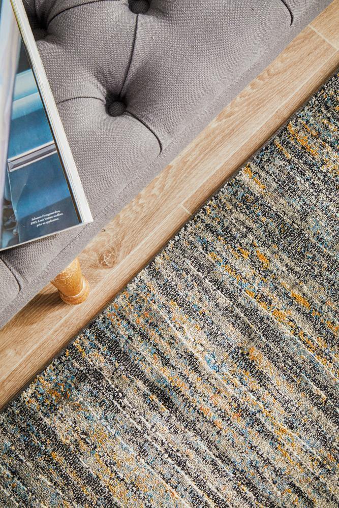 Dreamscape Distinguish Modern Slate Runner Rug - Cozy Rugs Australia