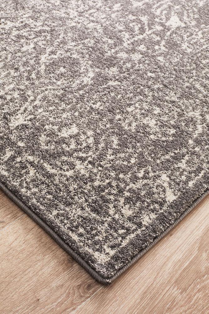Evoke Homage Grey Transitional Rug - Cozy Rugs Australia