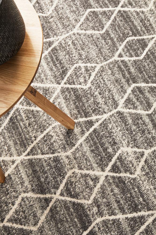 Evoke Remy Silver Transitional Rug - Cozy Rugs Australia