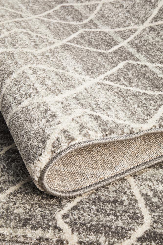 Evoke Remy Silver Transitional Rug - Cozy Rugs Australia