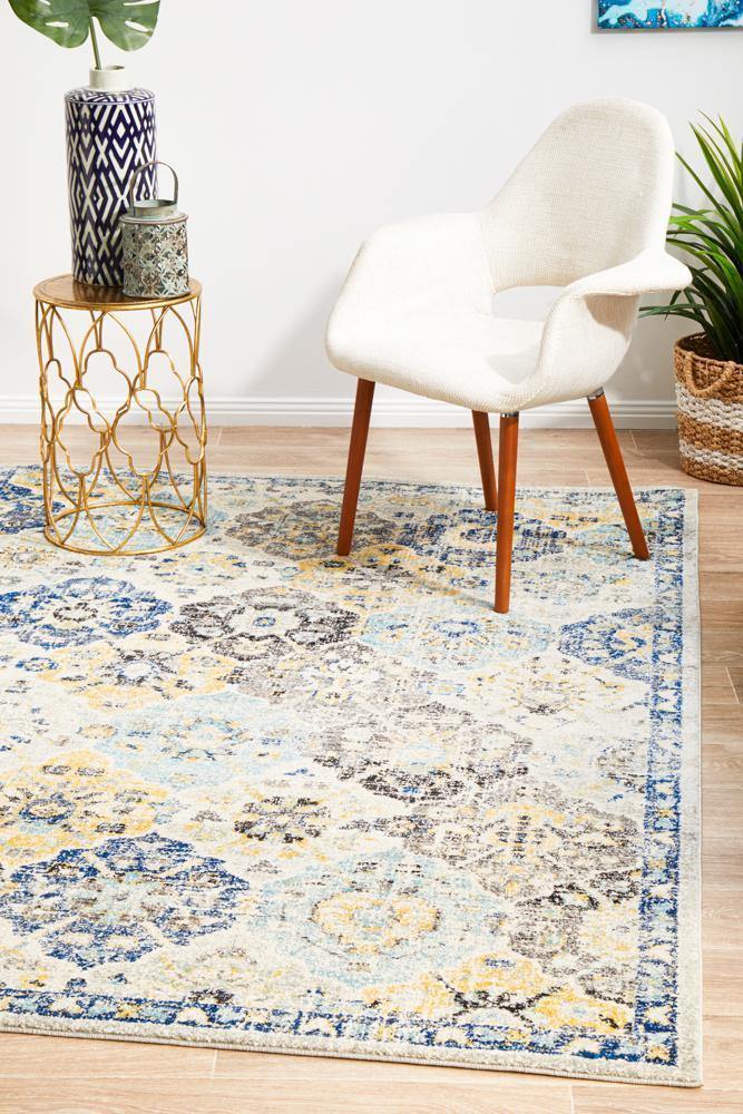 Evoke Poppy Multi Transitional Rug - Cozy Rugs Australia