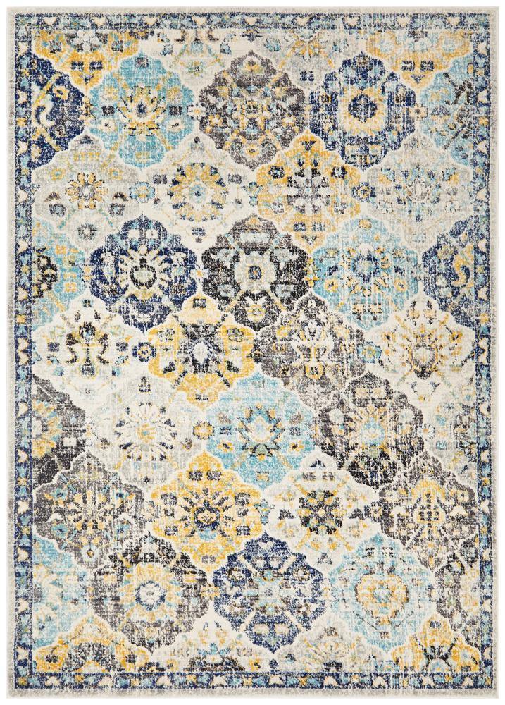 Evoke Poppy Multi Transitional Rug - Cozy Rugs Australia