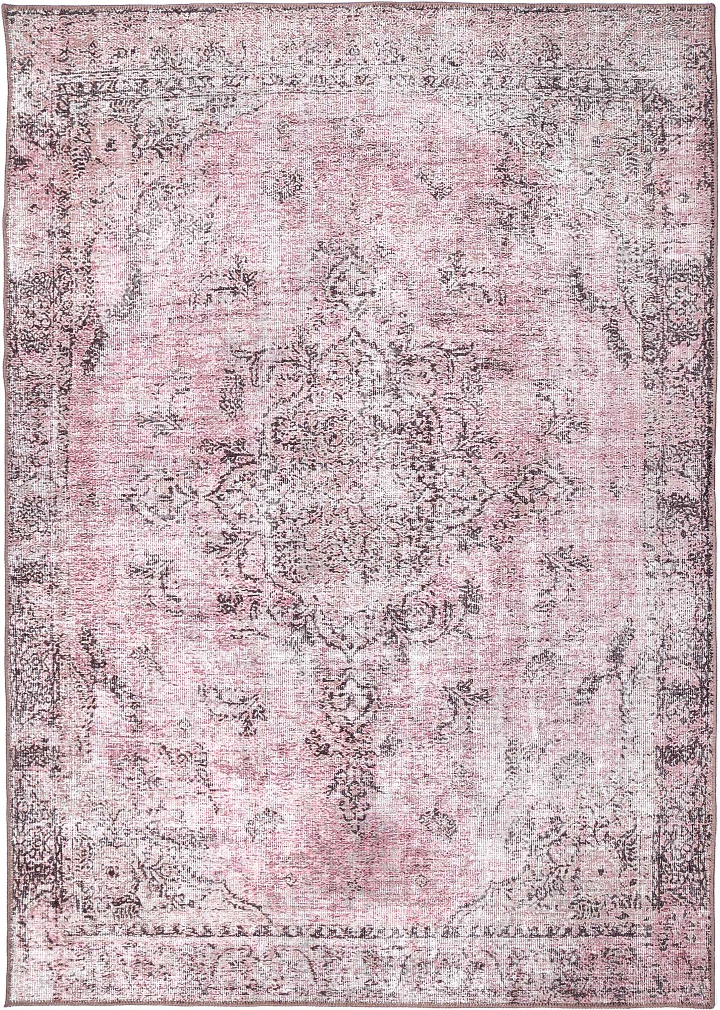 Germain Medallion Design in Pink Rug