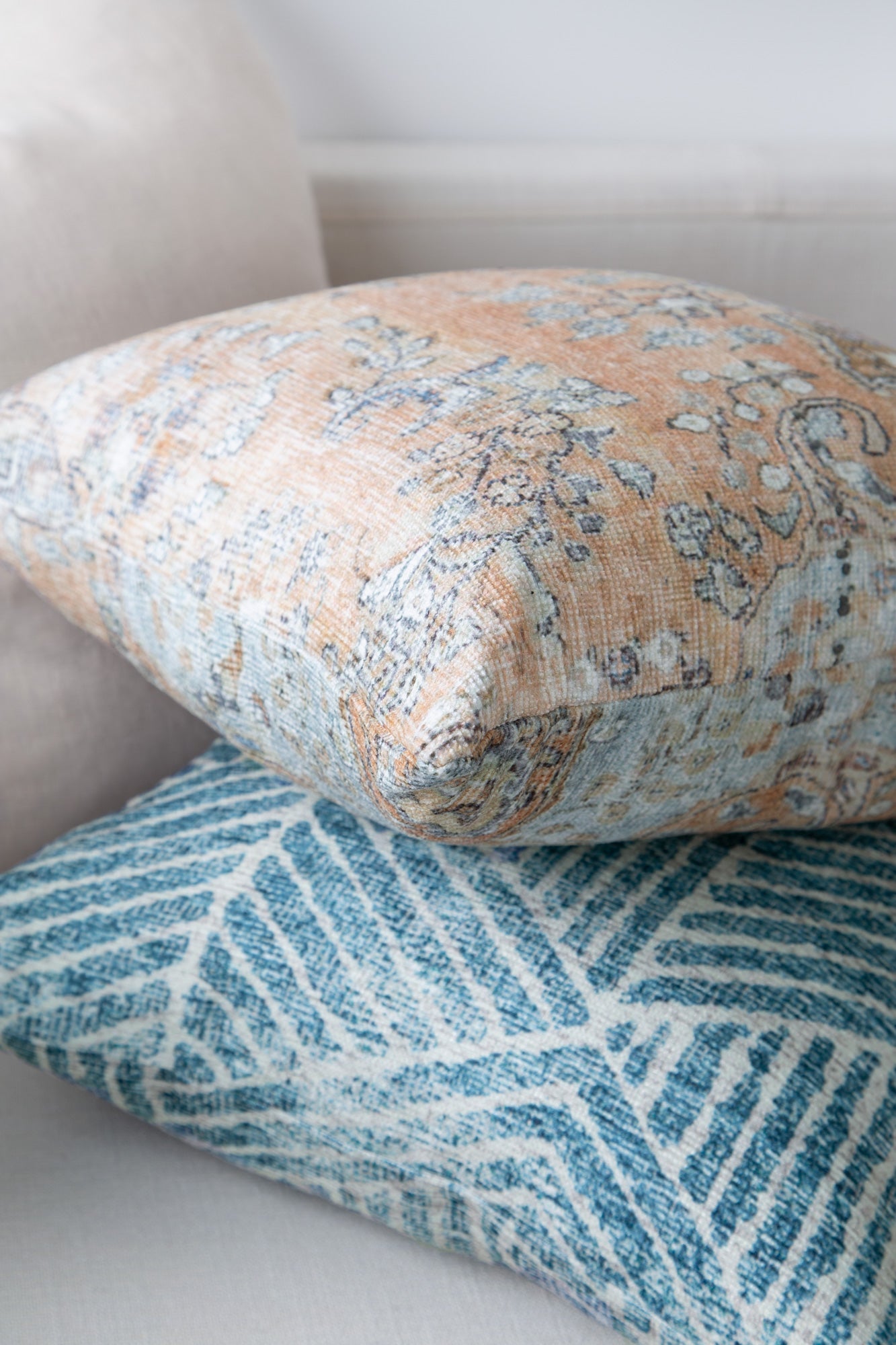 Distressed Vintage Oxus Desert Pillow