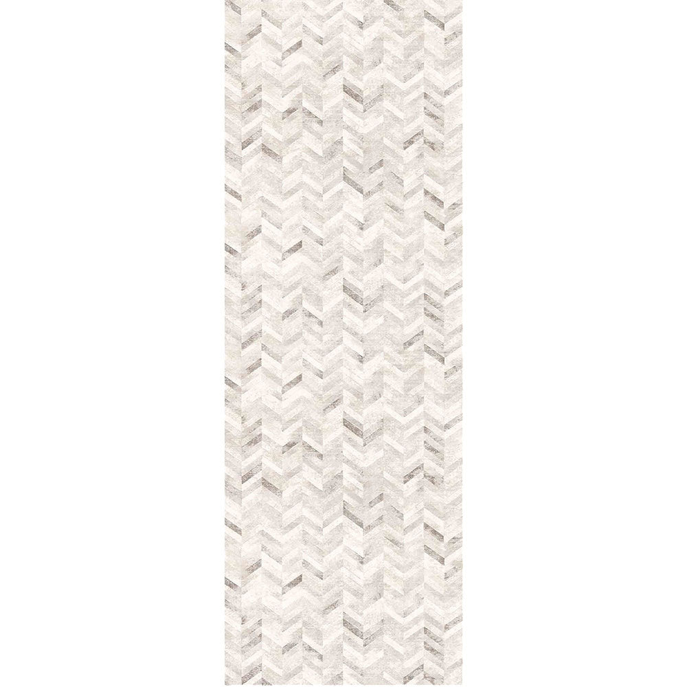 Herring Soft Contemporary Look in Beige : Runner Rug